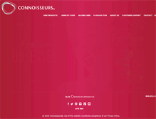Tablet Screenshot of connoisseurs.com